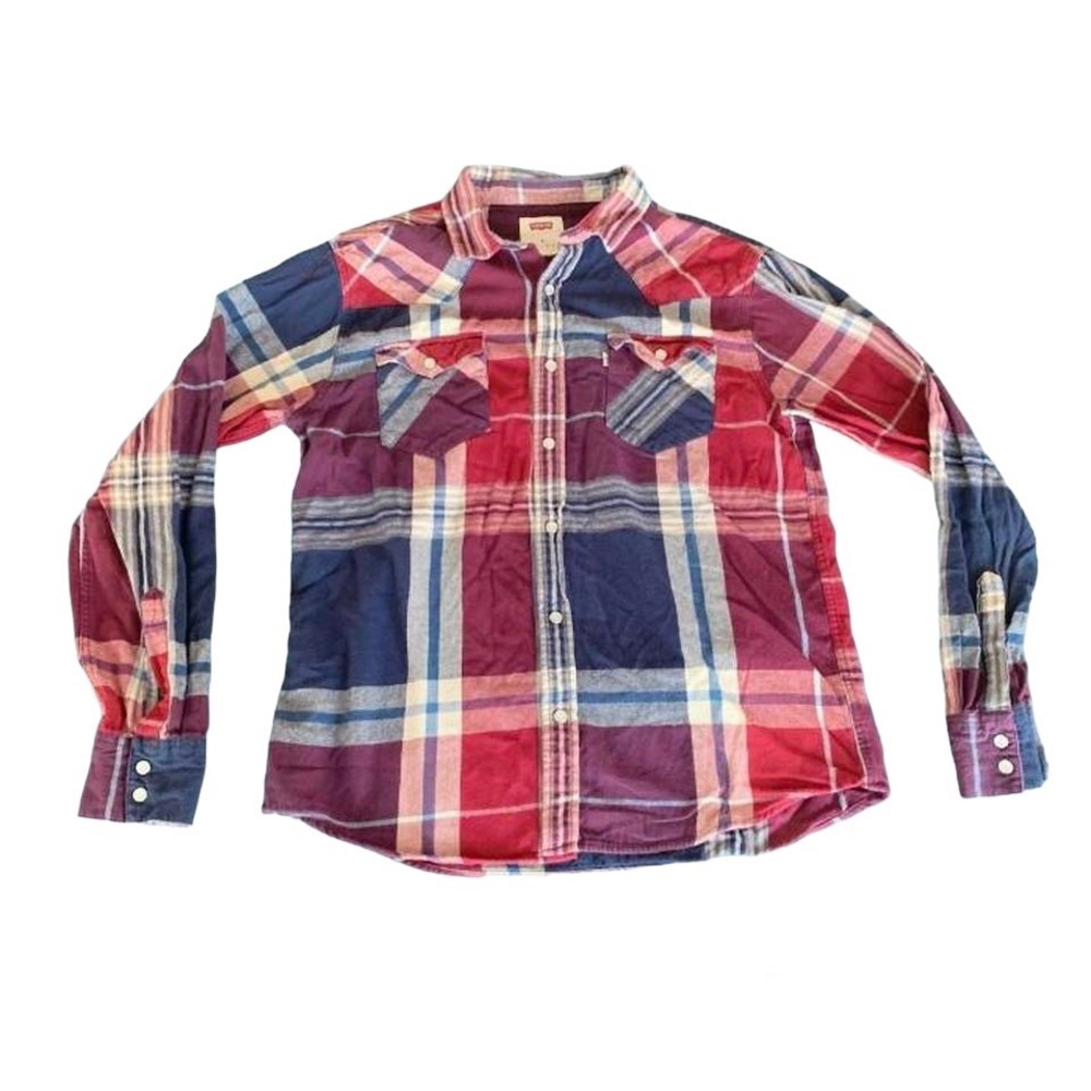 Levi’s Red & Blue Plaid Shirt